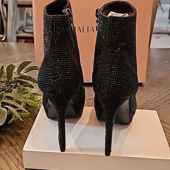 Black platform dress booties size 7 NWT Thalia Sodi - Picture 4 of 11